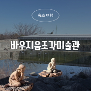 속초 고성 차분한 여행코스 찾고있다면 바우지움조각미술관 추천