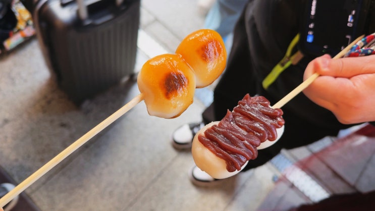도쿄 아사쿠사 나카미세 거리 먹거리 투어 후기 아사쿠사 대표 길거....