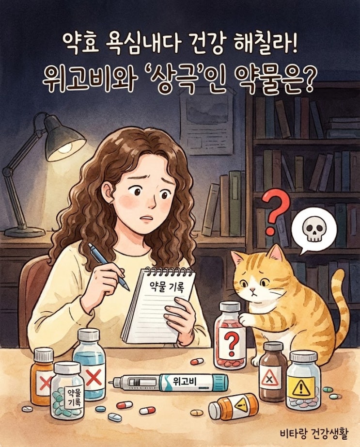 의사 몰래 다른 약 병행? 위고비와 최악의 궁합인 약물들 : 네이버 블로그