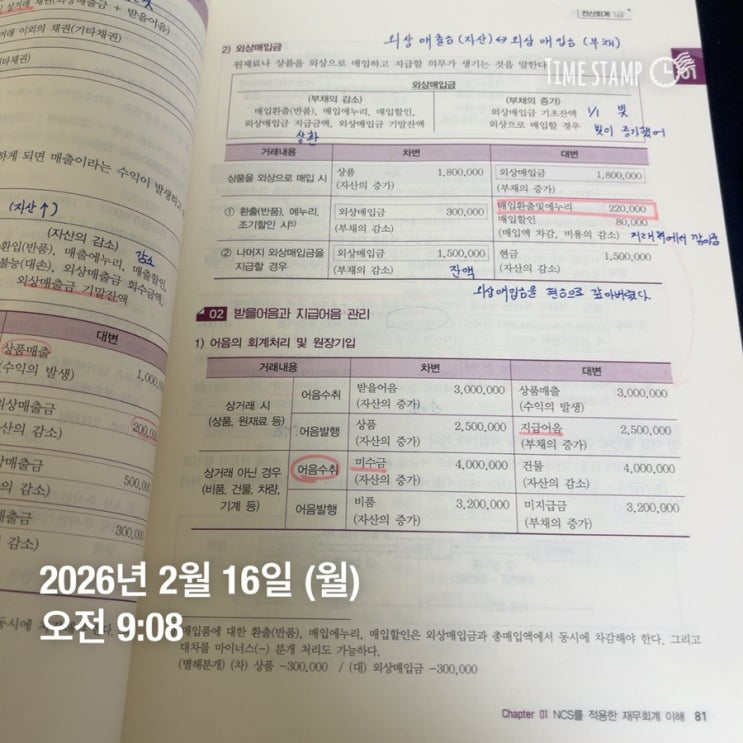 [26.01.16] 받을어음과 지급어음 : 네이버 블로그