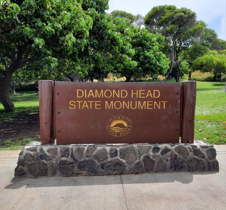 하와이 다이아몬드 헤드 Diamond Head State Monument 전망대 트레일 하이킹....