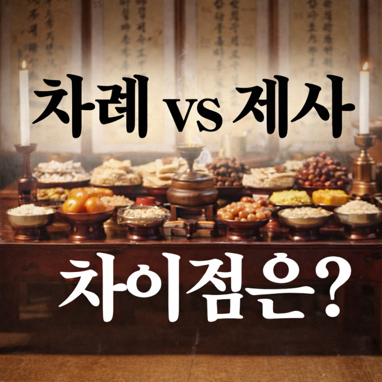 차례 제사 차이 총정리｜설·추석 차례 vs 기일제사(기제사) : 네이버 블로그