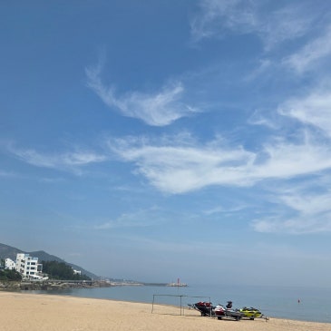 2025년 8월 22일, 7번 국도 따라 만난 해변과 야영장