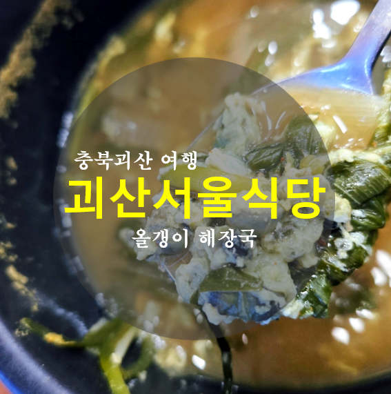 괴산 맛집여행 45년 전통의 전통 올갱이 해장국 맛집 서울식당 : 네이버 블로그