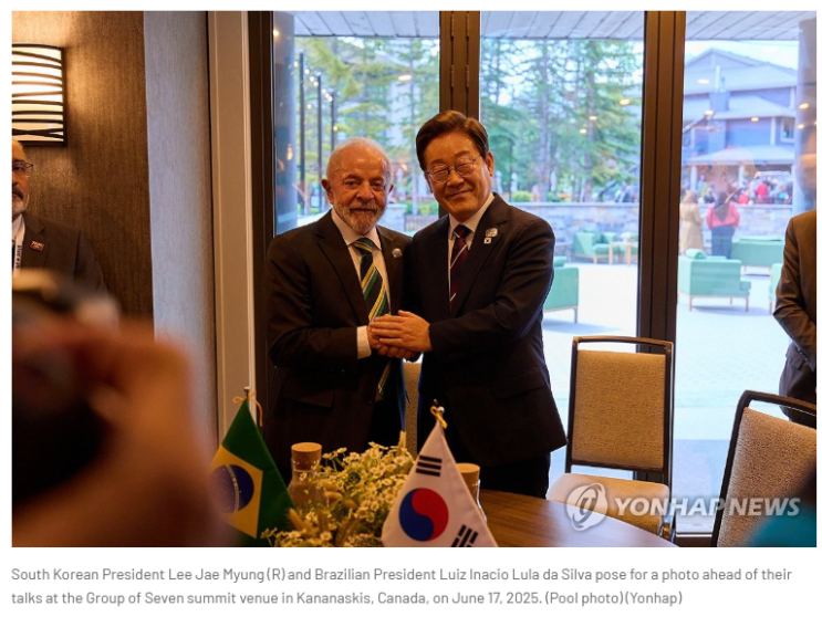 룰라 브라질 대통령 오늘 국빈 방한…내일 李대통령과 정상회담Lee, Brazil's Lula set for summit ...