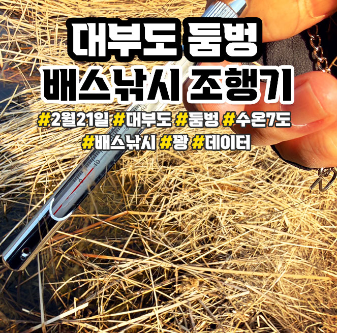 대부도 둠벙 배스낚시 꽝 조행기 : 네이버 블로그