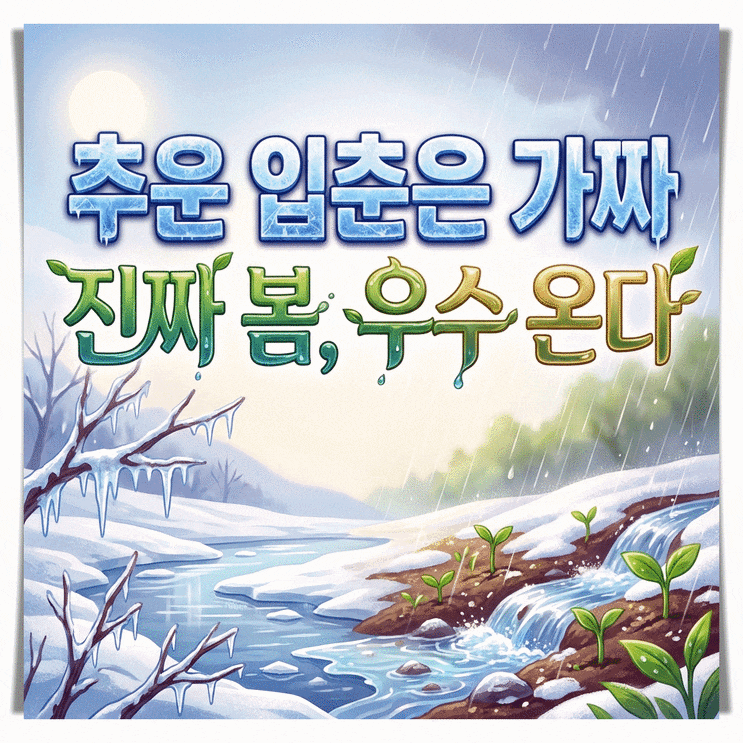입춘 지났는데 왜 춥지? 진짜 봄은 '우수'부터! 24절기 우수, 그 뜻과 의미 파헤치기 : 네이버 블로그