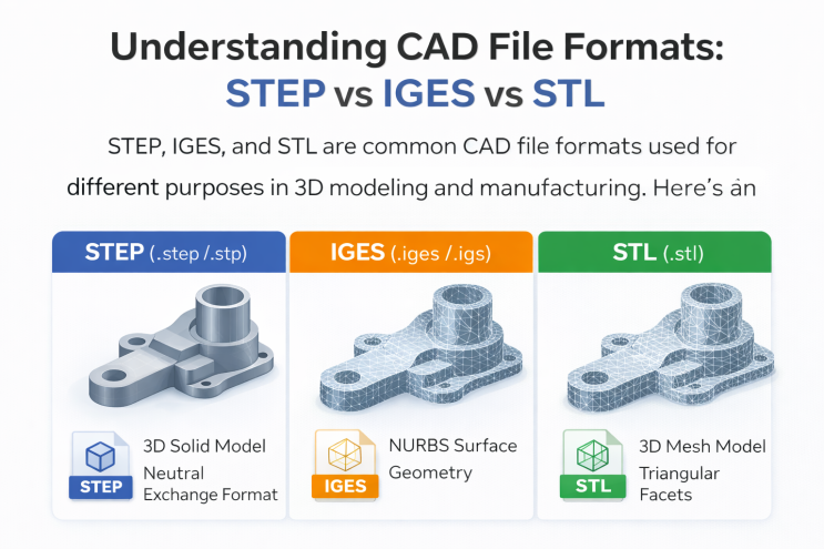 STEP, IGES, STL 파일 차이점, 설계 파일 종류, 중국 OEM 업체 필전산 : 네이버 블로그