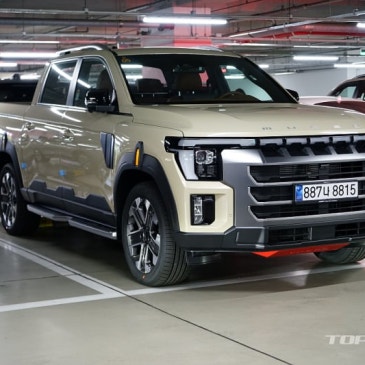 [시승기] KGM 무쏘 가솔린, 완성도에서 디젤을 앞선다