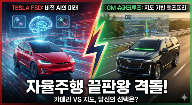 테슬라 FSD vs GM 슈퍼크루즈, 신형 에스컬레이드 IQ 완벽 비교 : 네이버 블로그