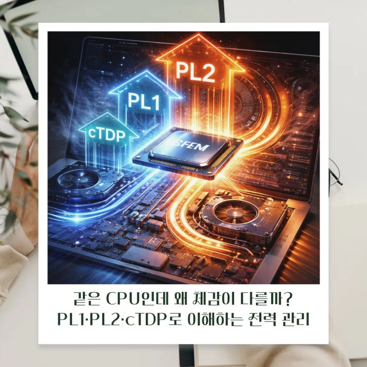 같은 CPU인데 왜 체감이 다를까? - PL1·PL2·cTDP로 이해하는 노트북 전력 관리 : 네이버 블로그