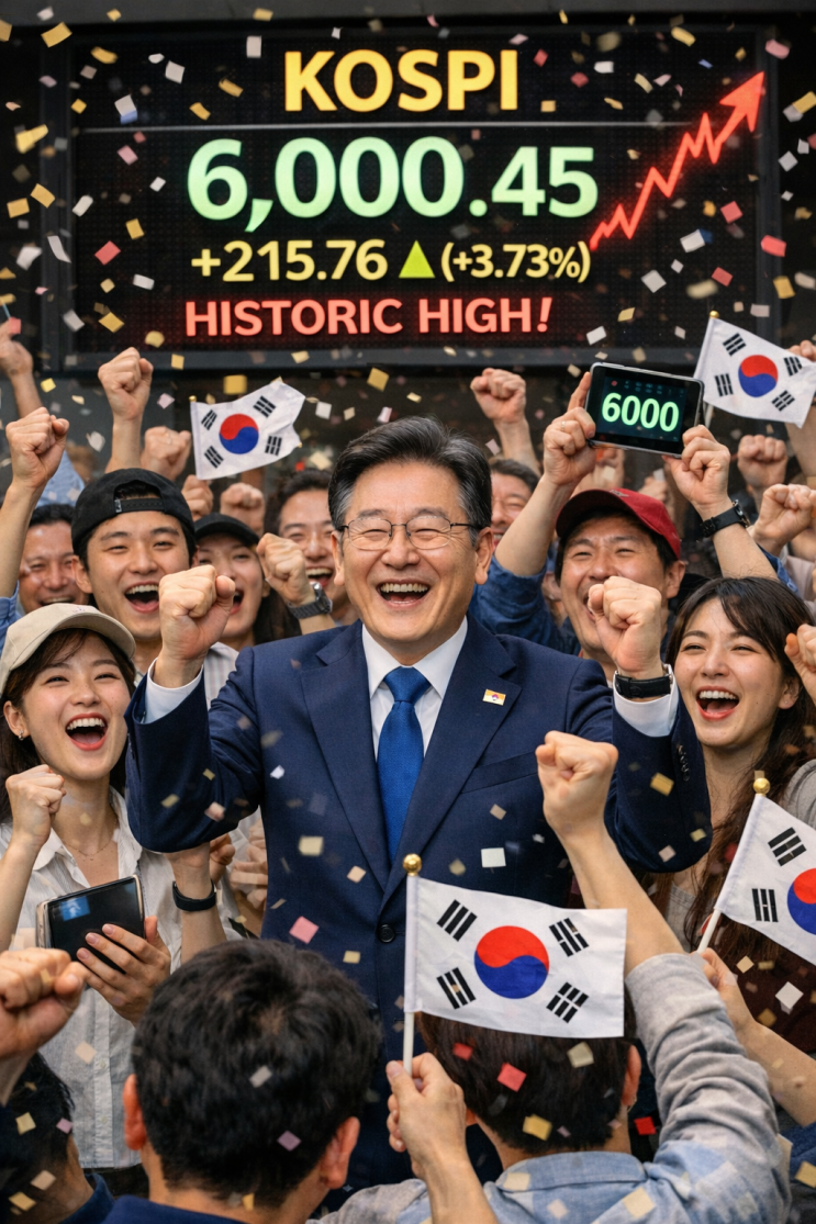 사상 처음으로 6000선 돌파한 KOSPI, 8천피를 향해... : 네이버 블로그
