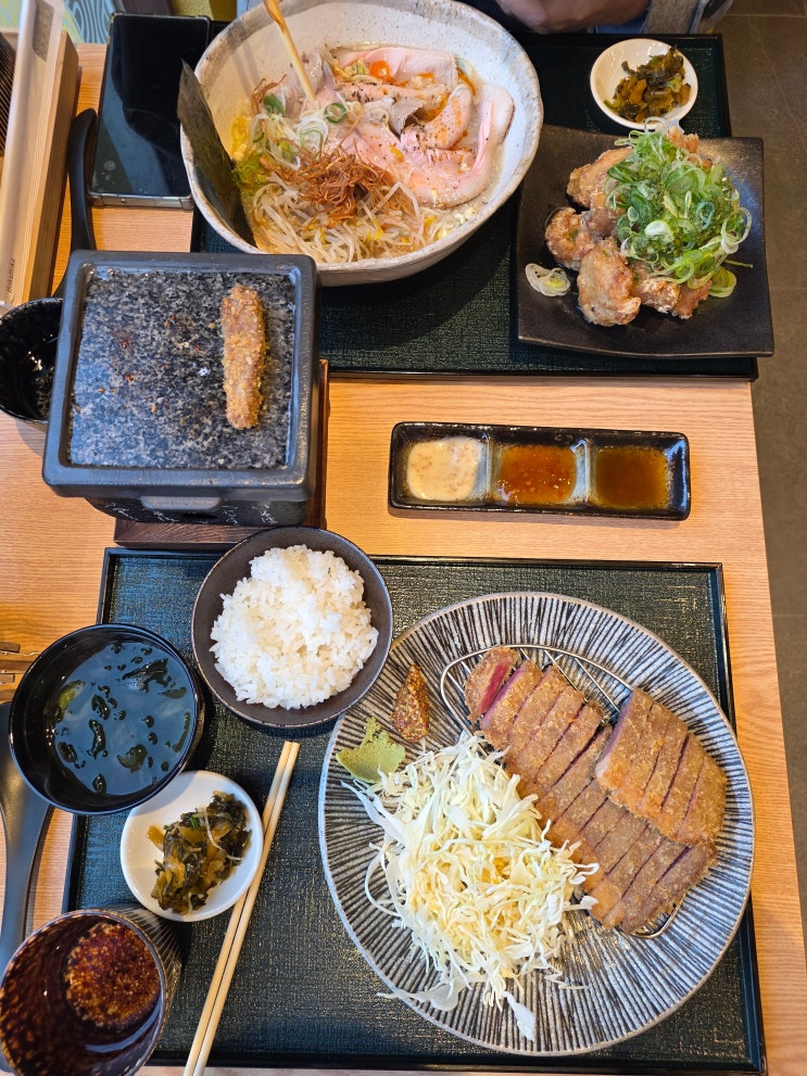 철산역 호카호카 광명본점, 규카츠부터 라멘까지 찐 후기!