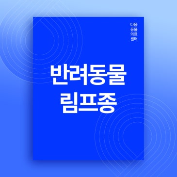 증평동물병원 강아지 고양이 림프종 증상과 치료방법