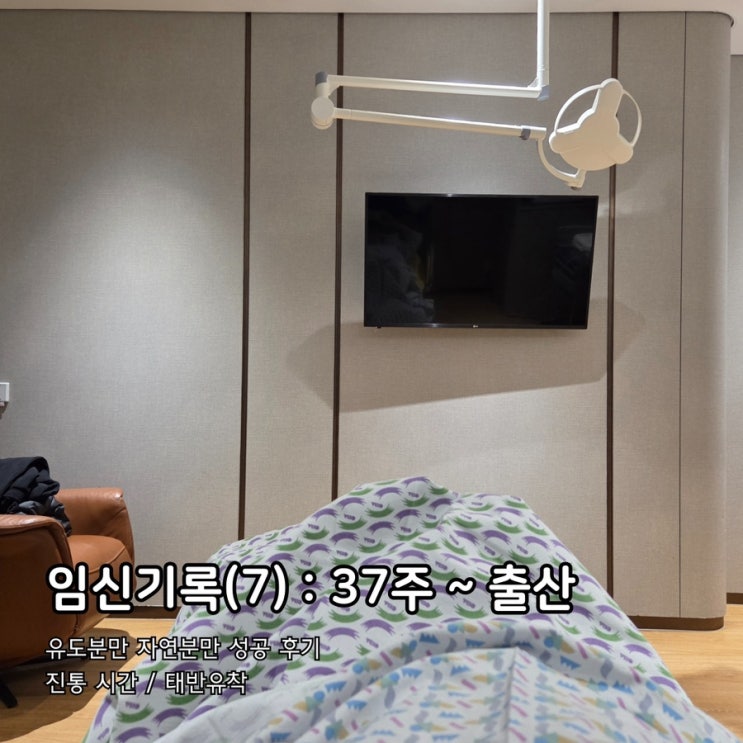 임신 기록(7) 37주 ~ 출산 : 자연분만 유도 분만 성공 후기 / 일산차병원 홍다경 교수님 : 네이버 블로그