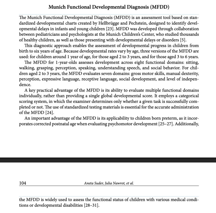 MFDD ( Munich Functional Developmental Diagnosis ) 뮌헨 유소아 기능발달검사 : 네이버 블로그