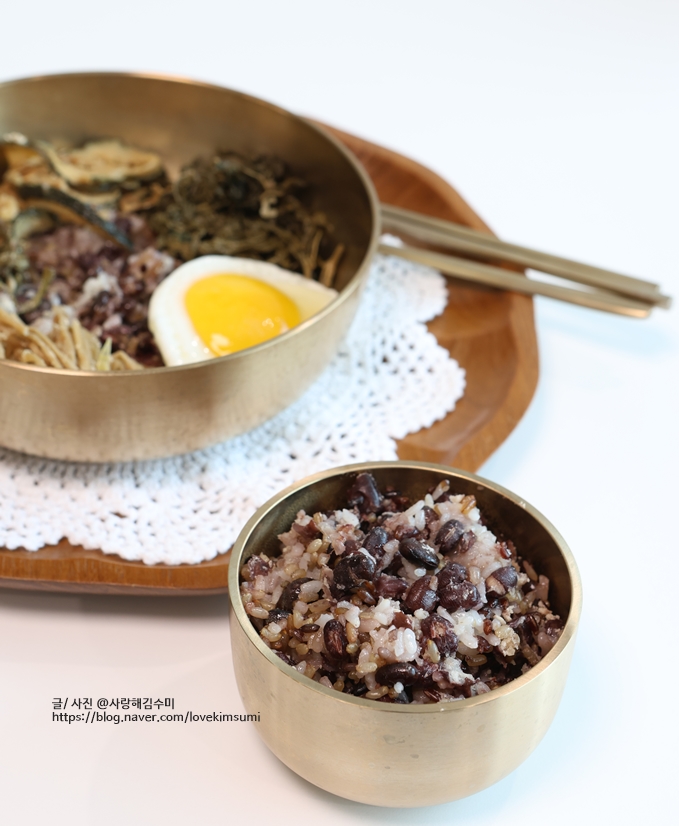 정월대보름 오곡밥 만드는법 재료 찰밥 만들기 전기밥솥 : 네이버 블로그