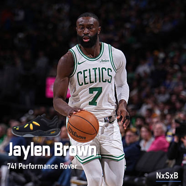 제일런 브라운이 신은 농구화 / 741 Performance Rover / nba 25-26 시즌 / 2월 25일 / 보스턴 ...