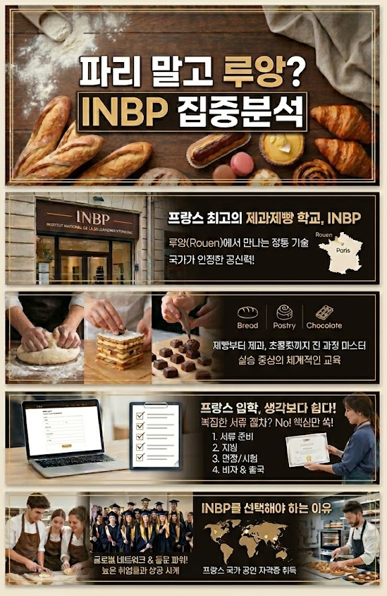 [프랑스 제과 제빵 유학] 파리 대신 루앙? 실전 기술 끝판왕 'INBP' 완벽 분석 : 네이버 블로그