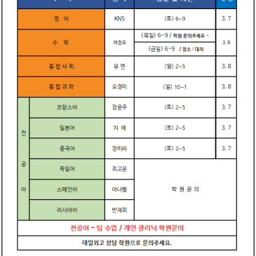 2026-1학기 대일외고 중간내신 시간표(1학년) RSS 대표 이미지