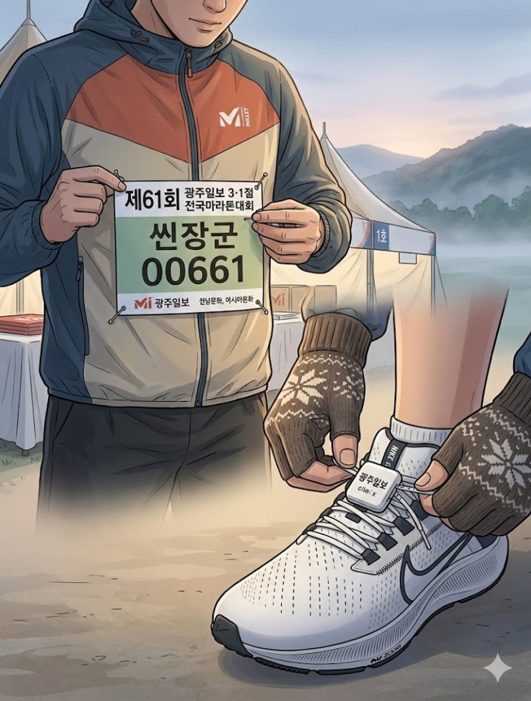 제61회 광주일보 3·1절 전국마라톤대회 참가자 필독! 현장 수령 주의사항 및 꿀팁