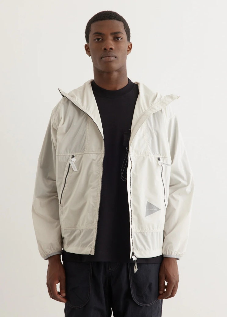 앤드 원더 퍼텍스 윈드 자켓 AND WANDER PERTEX wind jacket W31E5JP001후드 후디드 후디 바람막이 ...