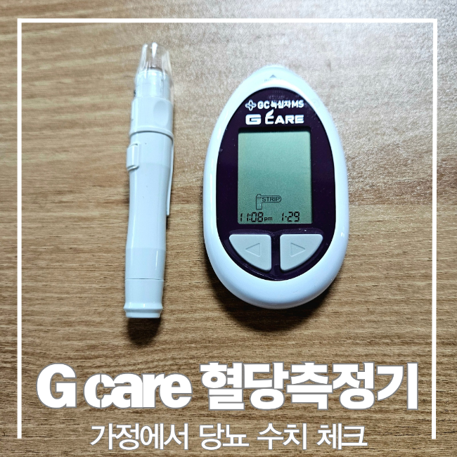 집에서 손쉽게 체크하는 지케어 (Gcare) 혈당측정기 : 네이버 블로그