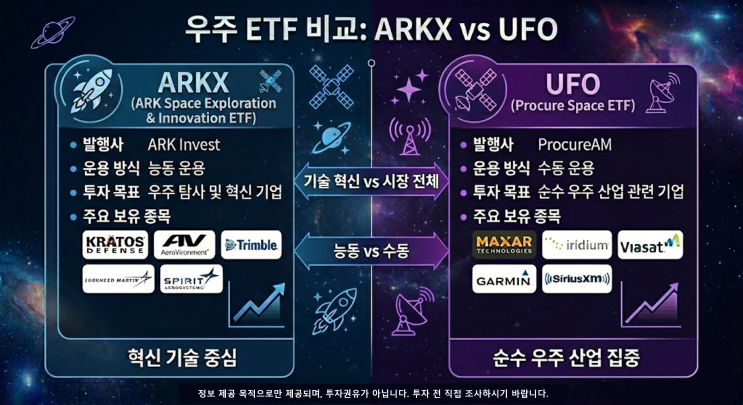 매일 모으는 ETF 첫 번째 테마 우주 ARKX & UFO : 네이버 블로그