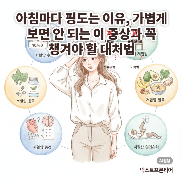 아침마다 핑도는 이유, 가볍게 보면 안 되는 이 증상과 꼭 챙겨야 할 대처법 : 네이버 블로그