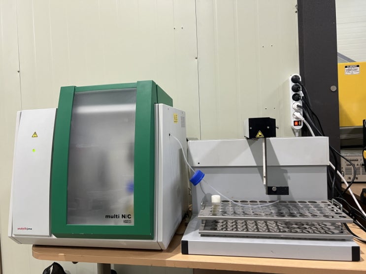 AnalytikJena multi N/C 3100 TOC Analyzer 분석장치 : 네이버 블로그