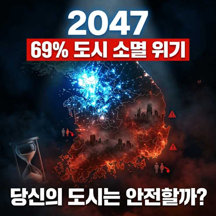 한국 도시소멸, 2047년 전망 충격적인 이유는? : 네이버 블로그
