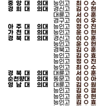 2026년 의대 합격