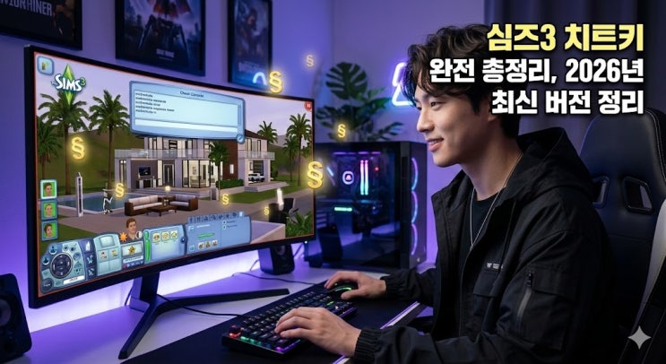 심즈3 치트키 완전 총정리, 2026년 최신 버전 정리 : 네이버 블로그