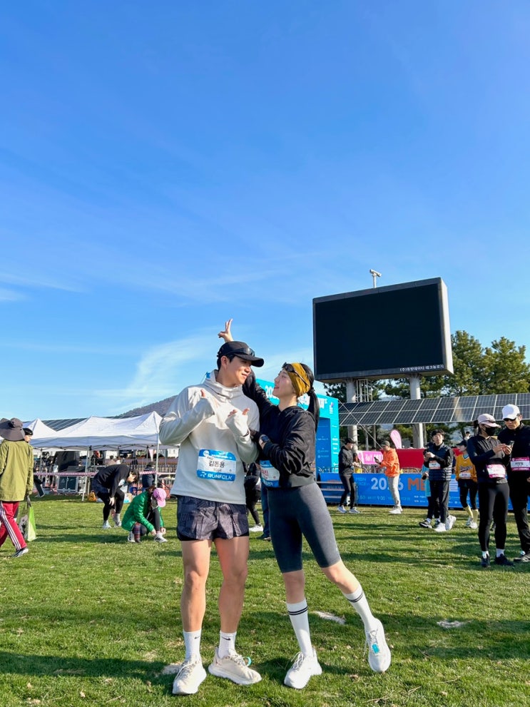 2026년 거제 mbn마라톤 블루레이스 10km 커플런 부부런 후기/ SNPE 자세교정 운동강사의 첫 마라톤 3탄