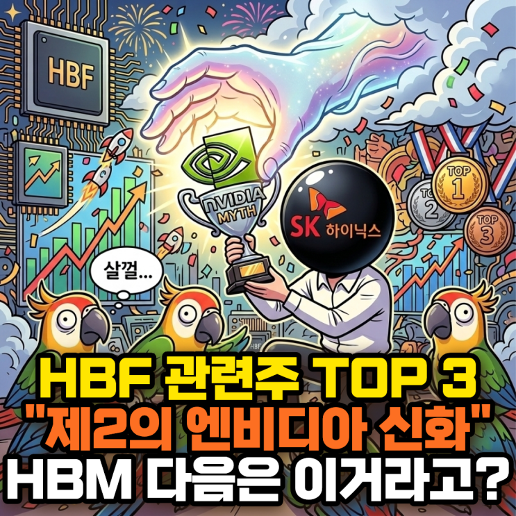 "HBM 다음은 이거라고?" 제2의 엔비디아 신화 쓸 HBF 관련주 TOP 3 : 네이버 블로그