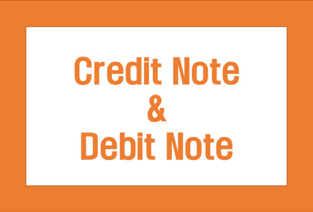 Credit Note & Debit Note : 네이버 블로그