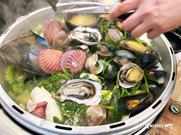 잠실역 방이동먹자골목 맛집 조개진 조개찜 내돈내산 : 네이버 블로그