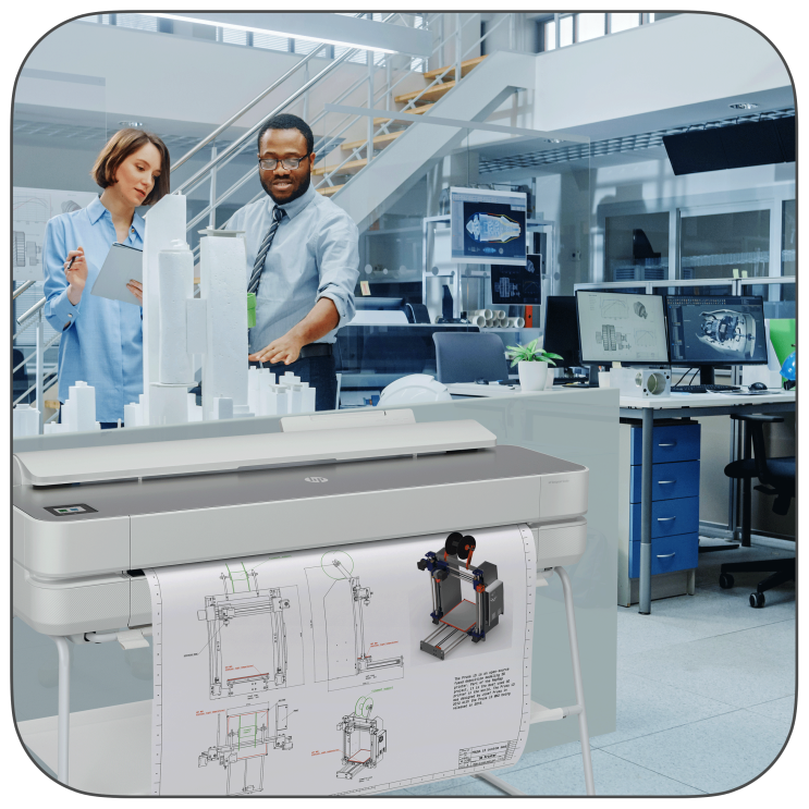 CAD 도면 출력 경험자가 보는 HP 디자인젯  플로터 T870부터 전체 라인업 알아보기