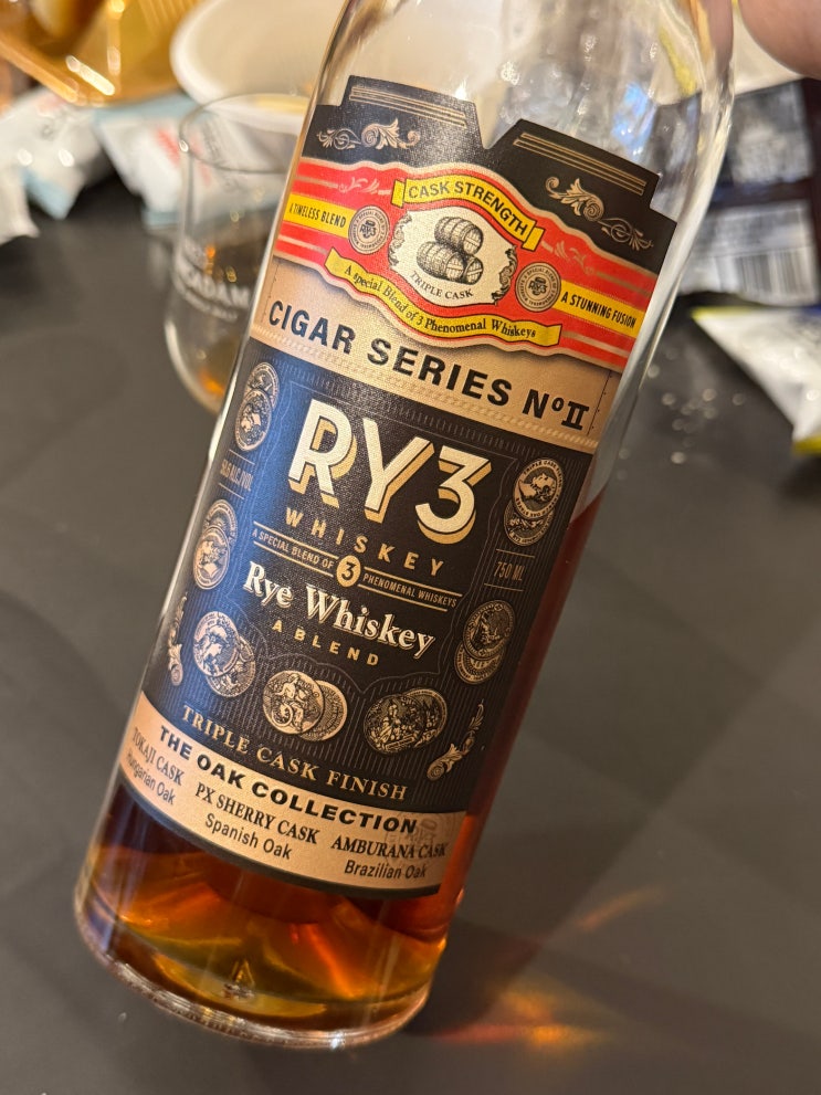 [Rye Whiskey] 특별한 라이위스키(2) - RY3 Whiskey : Cigar Series No.2 The Oak ...
