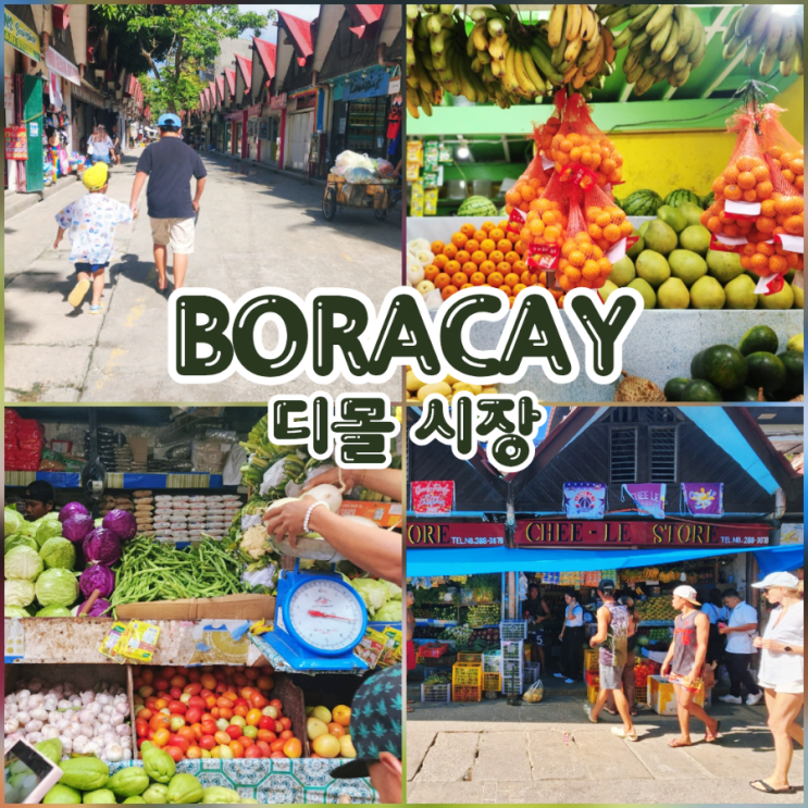 보라카이 디몰 시장 알아보기 과일 망고 사는법 꿀팁