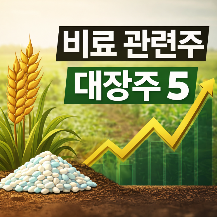 비료 관련주 왜 오를까｜대장주·요소비료·질소비료 5종목 정리 : 네이버 블로그
