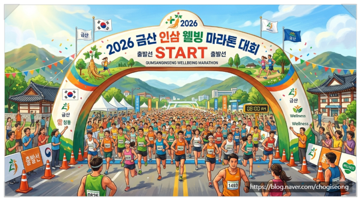 [대회 참가 후기] 2026 금산 인삼 웰빙 마라톤 대회 (처음으로 Half Course를 참가했다)