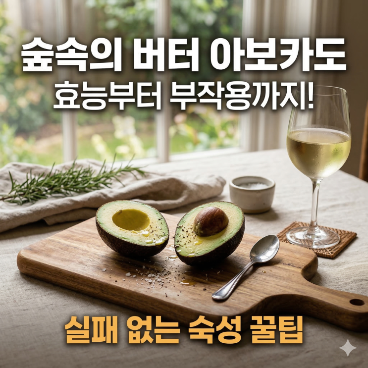 "돌덩이 아보카도, 하루 만에 말랑하게?" 영양사가 알려주는 아보카도 숙성법과 찐 효능