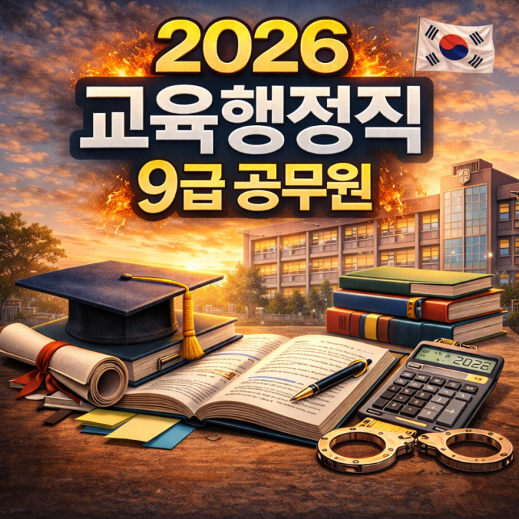 2026년 교육행정직 9급 공무원 시험일정 및 접수방법, 응시요건·시험과목·합격률 핵심정리 : 네이버 블로그