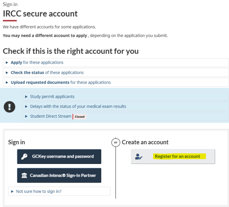 캐나다 워킹홀리데이 IRCC (CIC 계정) 만들기 : 네이버 블로그