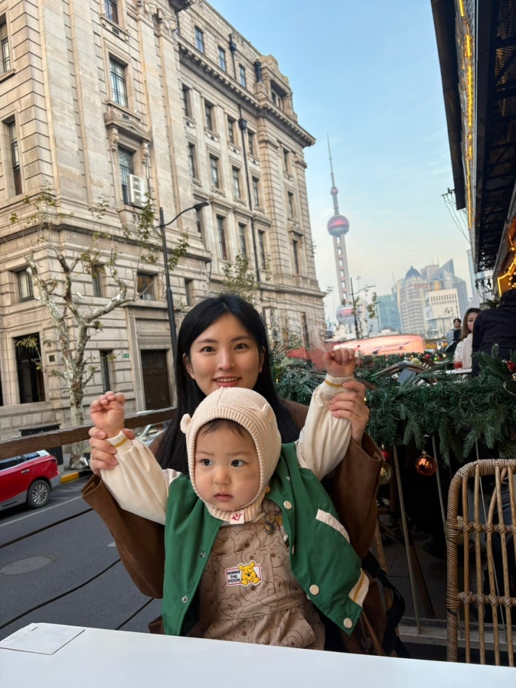 [26SH]1일차(3):와이탄 사진스냅, 황푸공원, 더그아웃커피 앤 브런치(Du....