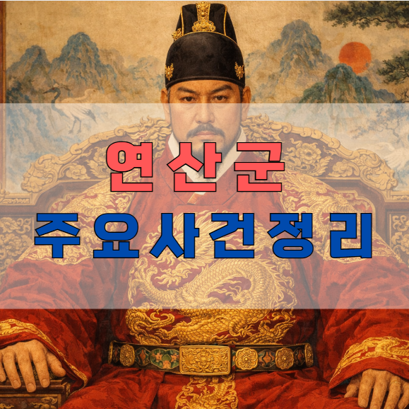 연산군 시대 주요 사건 정리 - 조선 10대 왕 시기의 역사 흐름 : 네이버 블로그