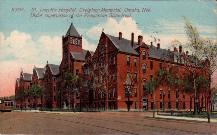 1911 - St. Joseph's Hospital, Creighton Memorial, Omaha, NE (Acmegraph ...