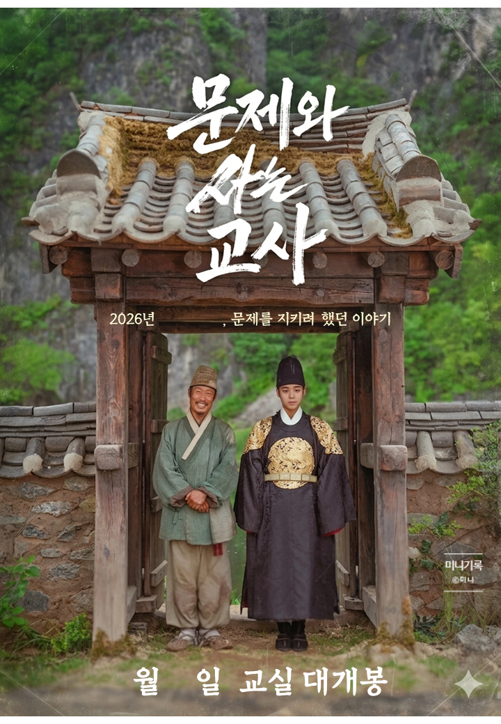 [공유] '왕과 사는 남자' 시험기간 출제기간 교무실 출입금지 '문제와 사는 교사' : 네이버 블로그