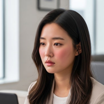 비갱년기얼굴홍조, 2030대인데 왜 얼굴만 뜨거워질까요?